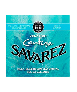 Savarez Encordadura Para Guitarra Clásica (Tensión Alta) 510MJ Creation Cantiga