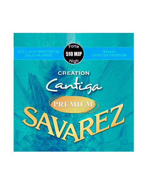 Savarez Encordadura Para Guitarra Clásica (Tensión Alta) 510MJP Creation Cantiga Premium