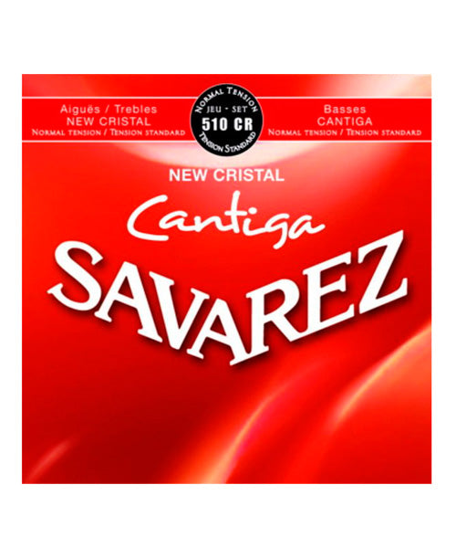 Savarez Encordadura Para Guitarra Clásica (Tensión Normal) 510CR Cristal Cantiga