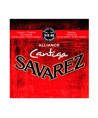 Savarez Encordadura Para Guitarra Clásica (Tensión Normal) 510AR Alliance Cantiga