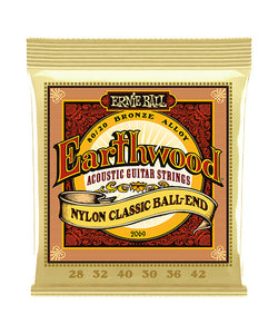 Ernie Ball Encordadura "Earthwood Folk Nylon" 2069, Guitarra Clásica 28-42