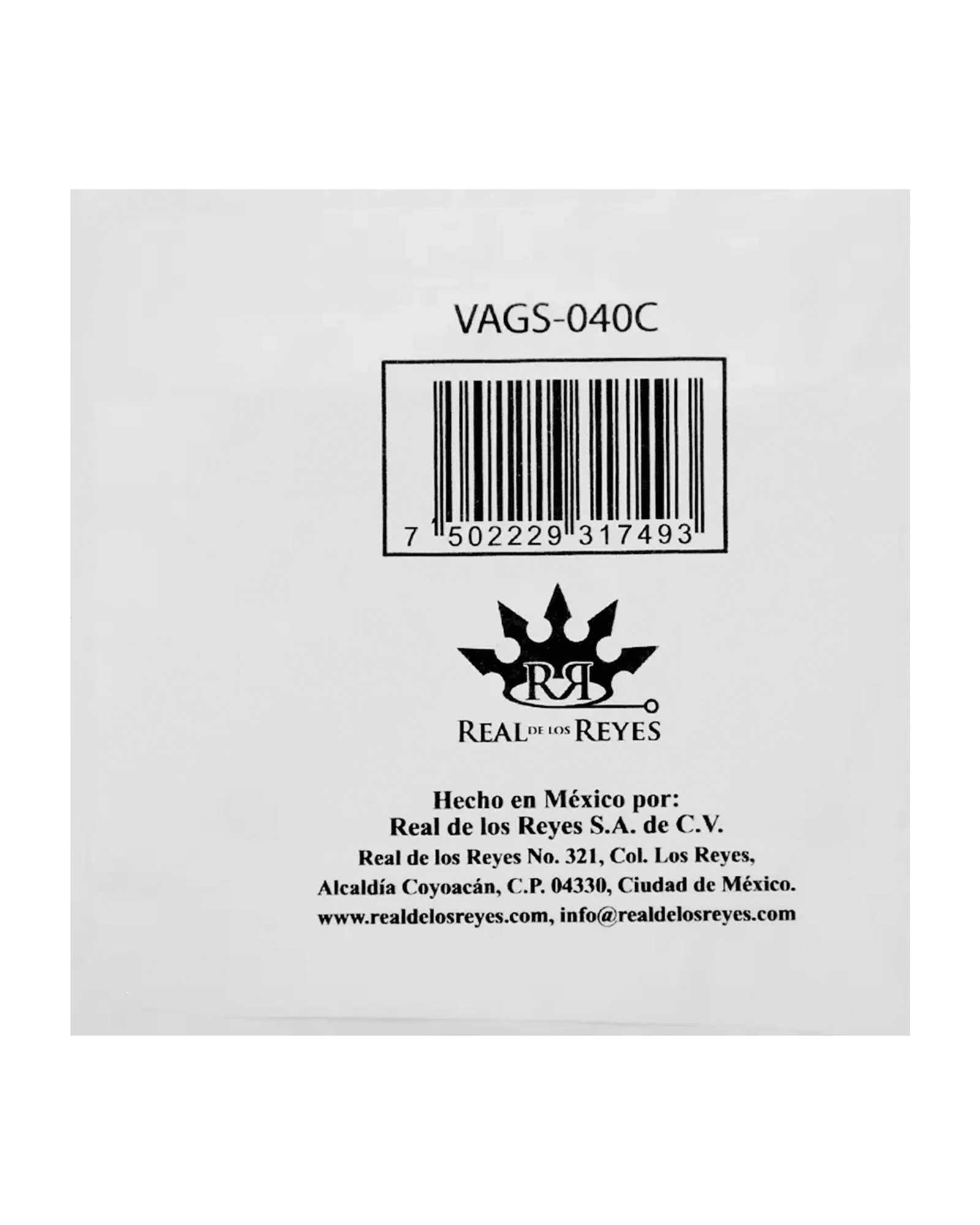 Cuerda La Valenciana VAGS-403-6 para Guitarra Clásica, 3A, Nylon Transparente, 6 piezas