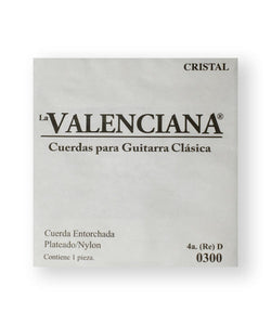 La Valenciana Cuerda 404C(12) para Guitarra Clásica, 4A, Nylon