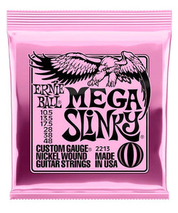 Ernie Ball Encordadura Guitarra Eléctrica 2213 Mega Slinky Nickel Wound