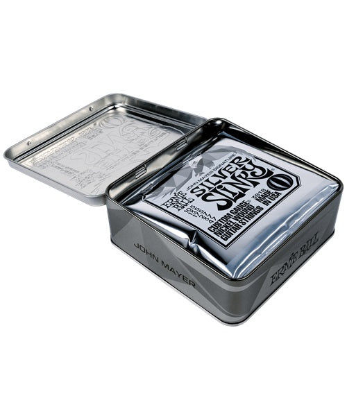 Ernie Ball Encordadura "John Mayer Silver Slinky Signature - 3 Pack" 3818, Guitarra Eléctrica, Nickel Wound 0.0105-0.047