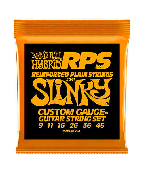Encordadura Ernie Ball RPS Hybrid Slinky 2241 para Guitarra Eléctrica 9-46