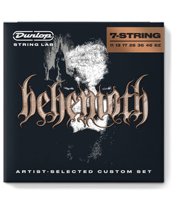 Dunlop Encordadura para Guitarra Eléctrica 7 Cuerdas "Behemoth" BEHN11627-CV Nickel, 0.011-0.062