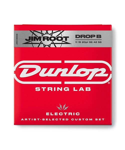 Dunlop Encordadura para Guitarra Eléctrica "Jim Root Signature" JRN1156DB-CV, 0.011-0.056 Drop-b