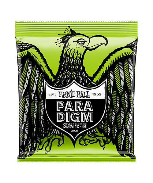 Encordadura Ernie Ball Paradigm Regular Slinky 2021 para Guitarra Eléctrica 10-46