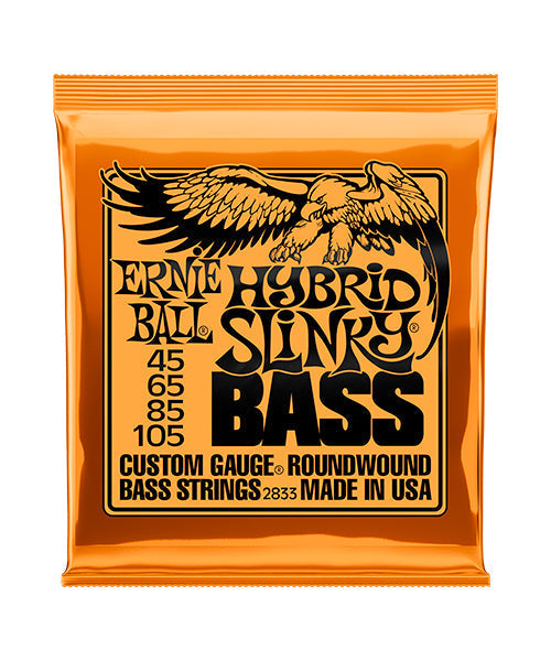 Encordadura Ernie Ball Hybrid Slinky 2833 para Bajo Eléctrico 45-105