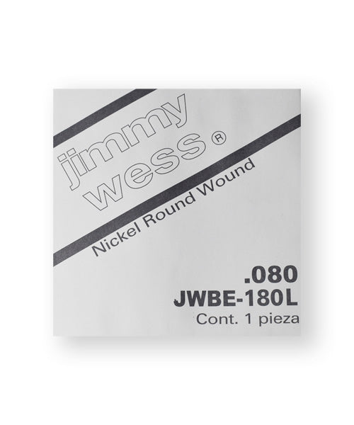 Cuerda Jimmy Wess 180L Long Scale para Bajo Eléctrico .080 (1 pza)