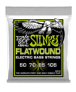 Ernie Ball Encordadura "Regular Slinky Flatwound" 2812, Bajo Eléctrico 50-105
