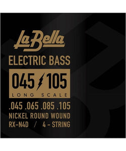 La Bella Encordadura Para Bajo Eléctrico Niquel 0.045-0.105 RX-N4D RX