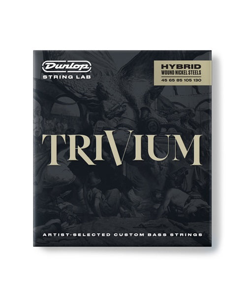 Encordadura Dunlop Trivium Hybrid TVMSB45130-CV para Bajo Eléctrico 5 Cuerdas 45–130