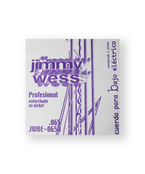 Cuerda Jimmy Wess Pro WNB65 Nickel para Bajo Eléctrico 0.065 (1 pza)