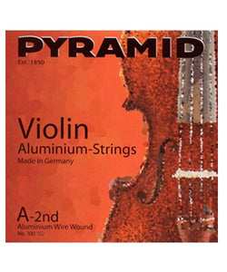 Pyramid Cuerda 100 102 para Violín 4/4, 2A (A "La")