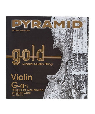 Pyramid Cuerda 108 104 para Violín 4/4, 4A (G 
