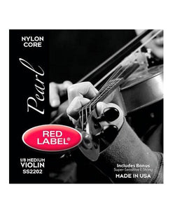 Super Sensitive Encordadura "Red Label" 2202 para Violín 1/8