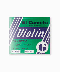 El Cometa Cuerda 717(12) para Violín 4/4, 4A (G "Sol"), Aluminio
