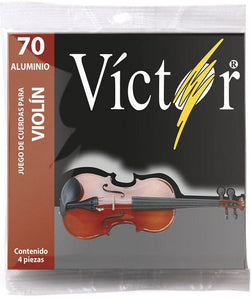 Víctor Encordadura para Violín 70 Aluminio