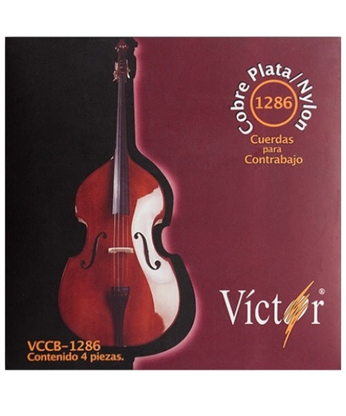 Víctor Encordadura para Contrabajo 1286 Nylon