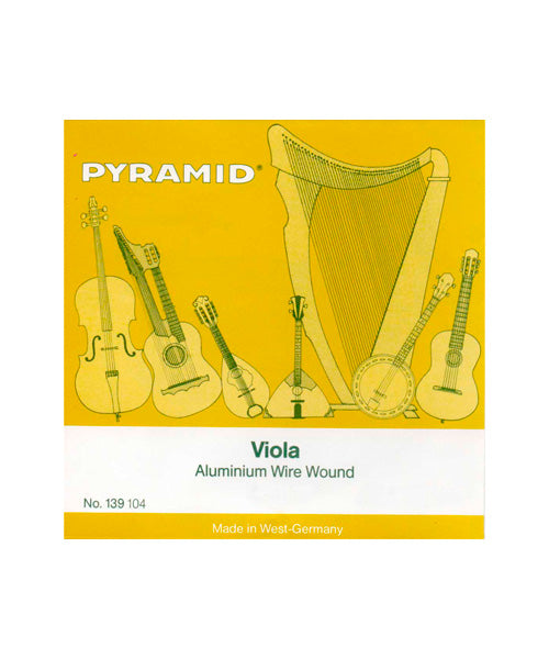 Encordadura Pyramid 139 100 para Viola 4/4 - Aluminio de Alta Calidad