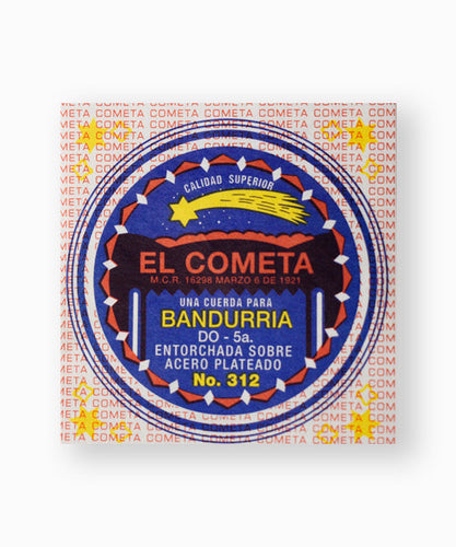 El Cometa Cuerda 312(12) para Bandurria, 5A, Entorchado Cobre