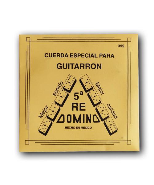 Domino Cuerda 395(12) para Guitarrón, 5A Plateada, 12 piezas