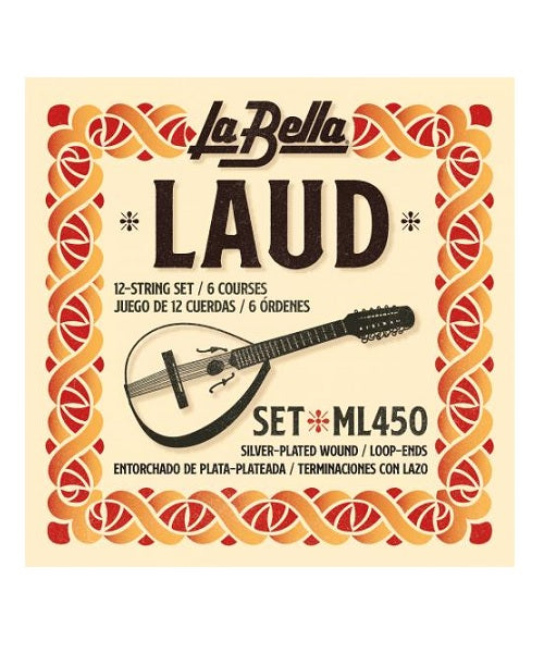 La Bella Encordadura para Laud ML450, de 12 Cuerdas