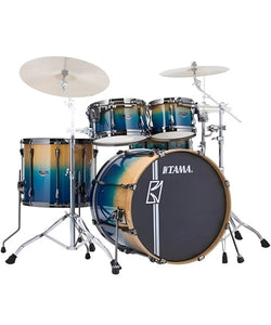 Tama Batería 5 piezas Azul Degradado/Natural con Atriles ML52HZBSP-PFP, Superstar Hyper-Drive Maple