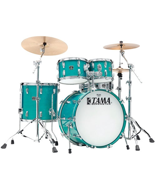 Tama Batería 5 piezas Verde Agua con Atriles SU42RS-AQM, 50th Limited Superstar Reissue