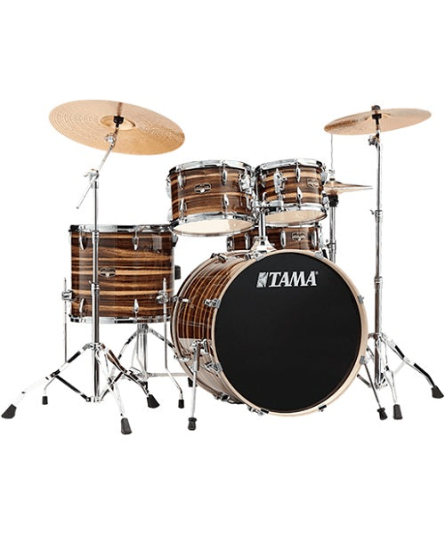 Batería TAMA Imperialstar 5 Piezas Teca Café con Atriles y Asiento