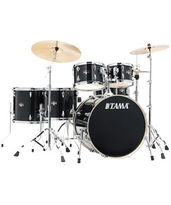 Tama Batería 6 piezas Negro Rayado con Atriles y Asiento IP62H6W-HBK Imperialstar