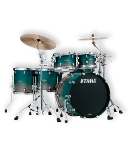 “Exclusiva en Veerkamp Online” Tama Batería 6 piezas Verde Degradado/Gris con Atriles WBS62RZS-SPF, Starclassic Walnut/Birch
