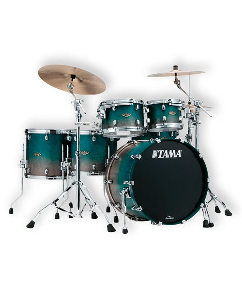 “Exclusiva en Veerkamp Online” Tama Batería 6 piezas Verde Degradado/Gris con Atriles WBS62RZS-SPF, Starclassic Walnut/Birch