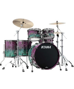 “Exclusiva en Veerkamp Online” Tama Batería 6 piezas Morado Degradado/Verde con Atriles WBS62RBMS-NMF, Starclassic Walnut/Birch