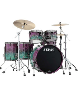 “Exclusiva en Veerkamp Online” Tama Batería 6 piezas Morado Degradado/Verde con Atriles WBS62RBMS-NMF, Starclassic Walnut/Birch