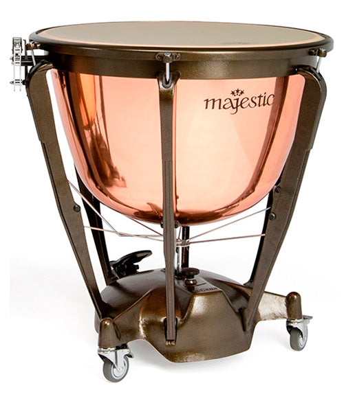 Timbal Majestic MP2300A Symphonic 23"-Cobre Pulido con Afinador, Funda y Baquetón
