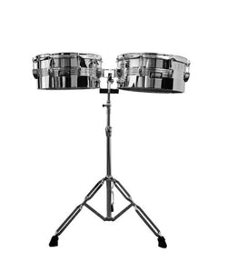 Powerbeat Timbales 14" y 15" con Atril, JBTB1514 Cromados