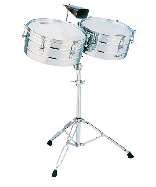 Timbales LP 14" & 15" Matador Acero con Atril
