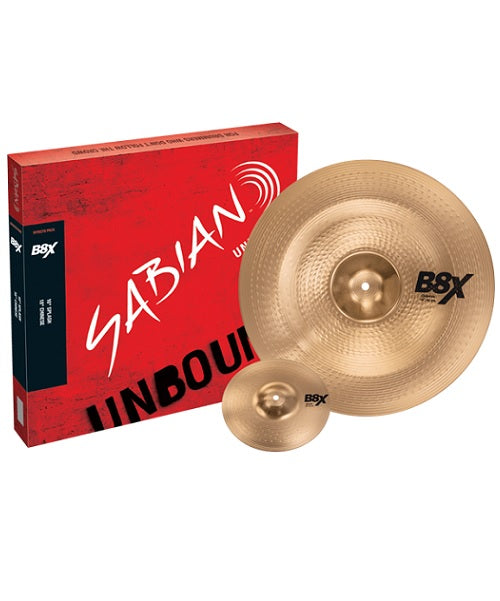 Platillos Sabian B8X Effects Pack 10” Splash - 18” Chinese