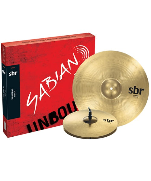 Platillo Sabian SBR 2-Pack, Hi-Hat 14” Crash-Ride 18”