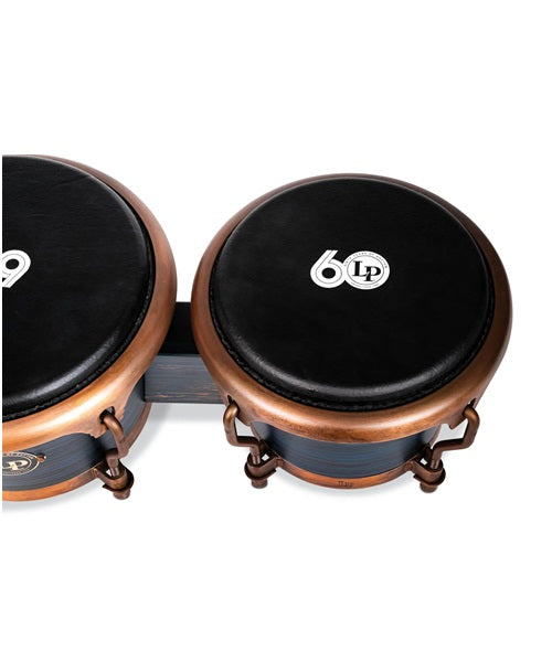 “Exclusiva en Veerkamp Online” Latin Percussion Bongos ''60TH ANIVERSARY'' LP200XF-60 Fibra de Vidrio+Kevlar