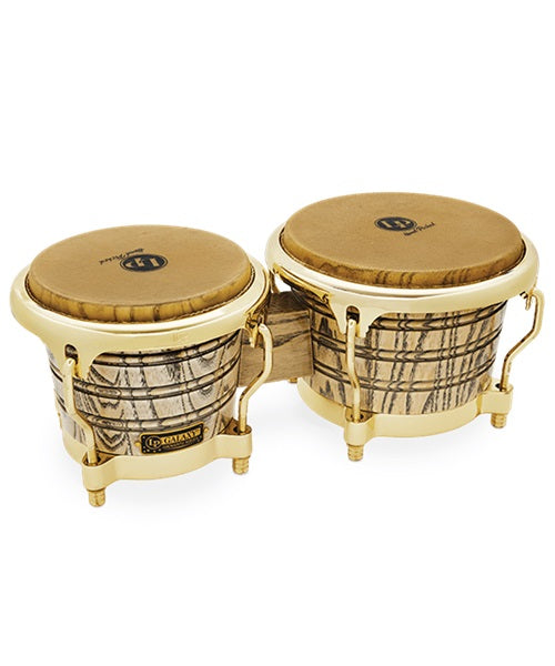 Latin Percussion Bongos Natural LP793X Herraje Dorado, Galaxy Giovanni Hidalgo