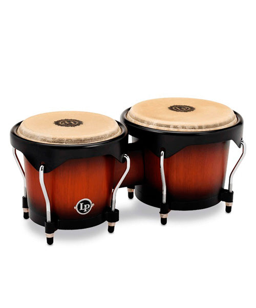 Latin Percussion Bongos LP601NY-VSB 6" y 7" de Madera Sombreado