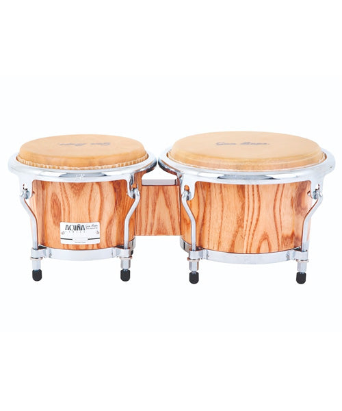 Gon Bops Bongos Madera Natural AA0785N Alex Acuña