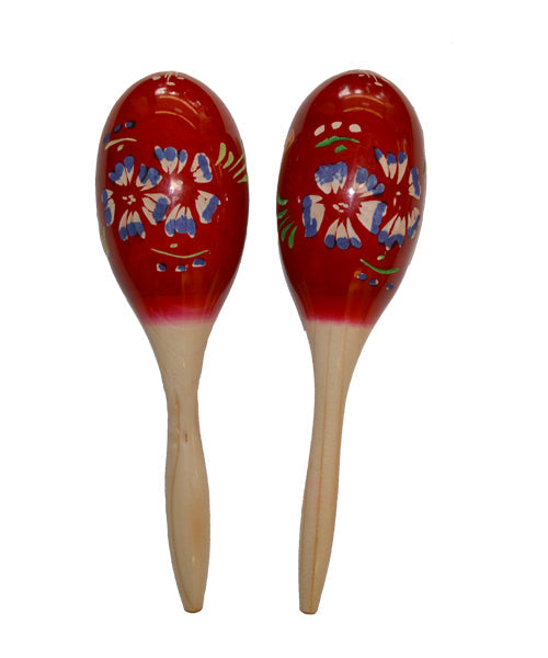 El Cometa Maracas Aile Oval Grande Roja Mod.29R