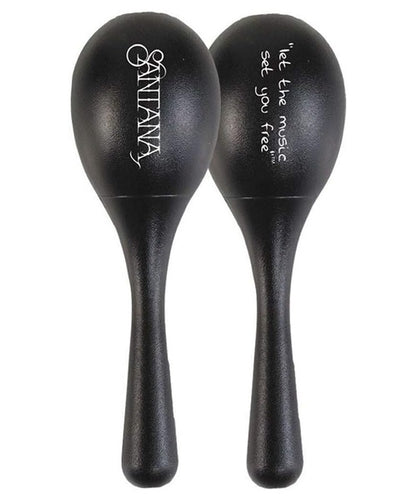 Latin Percussion Maracas LPR012-BK Rhythmix Chik-Itas Plastico Negro, Santana