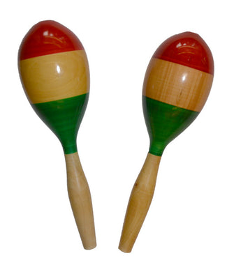 El Cometa Maracas Ovales 22T Chico Tricolor