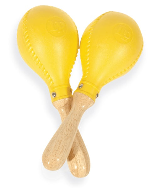 Maracas LP Profesionales en Plástico Amarillo